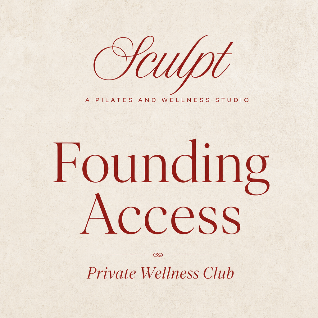 SCULPT Founding Access brand card for the private wellness club